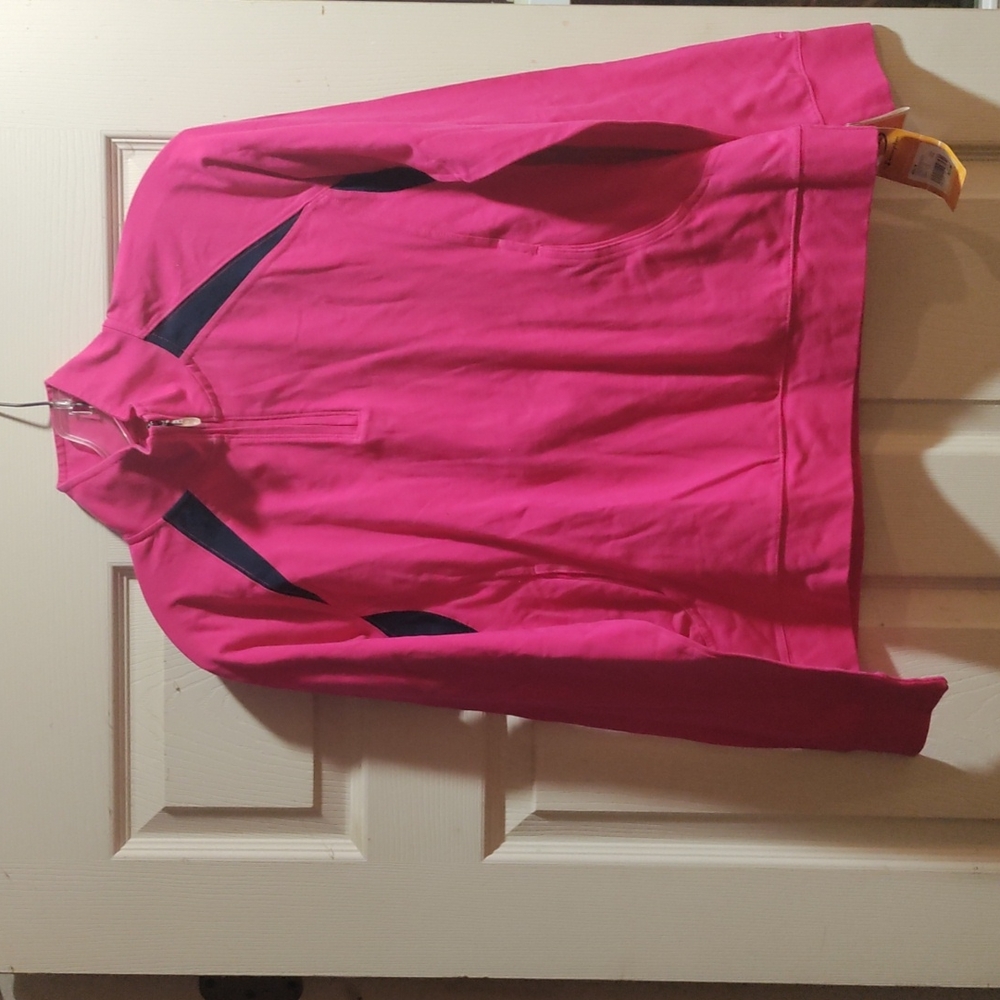🆕 Champion woman size medium quarter zip rose jacket